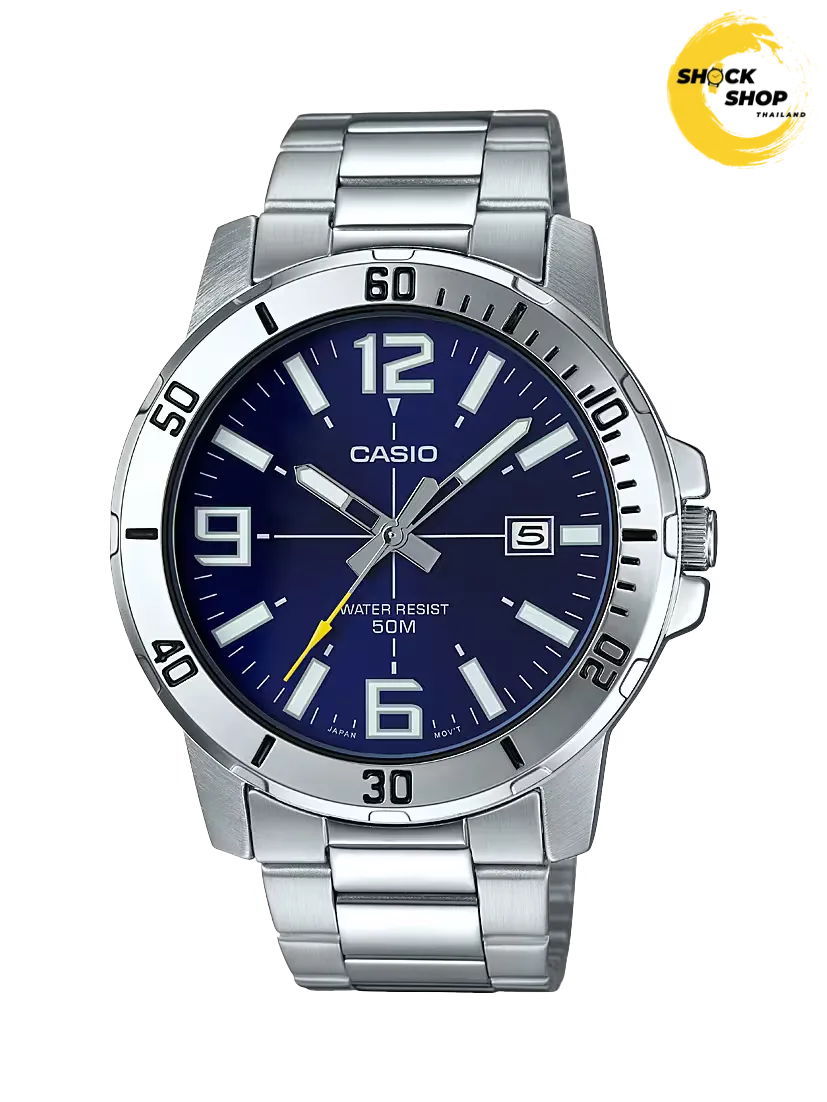 CASIO MTP-VD01D-2BVUDF นาฬิกาผู้ชาย ของแท้