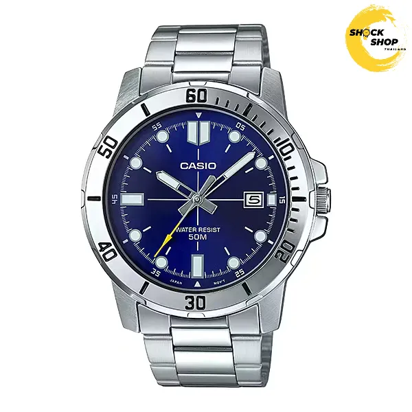 CASIO MTP-VD01D-2EVUDF นาฬิกาผู้ชาย ของแท้