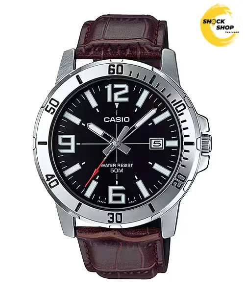CASIO MTP-VD01L-1BVUDF นาฬิกาผู้ชาย ของแท้