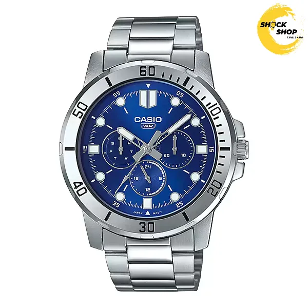 CASIO MTP-VD300D-2EUDF นาฬิกาผู้ชาย ของแท้