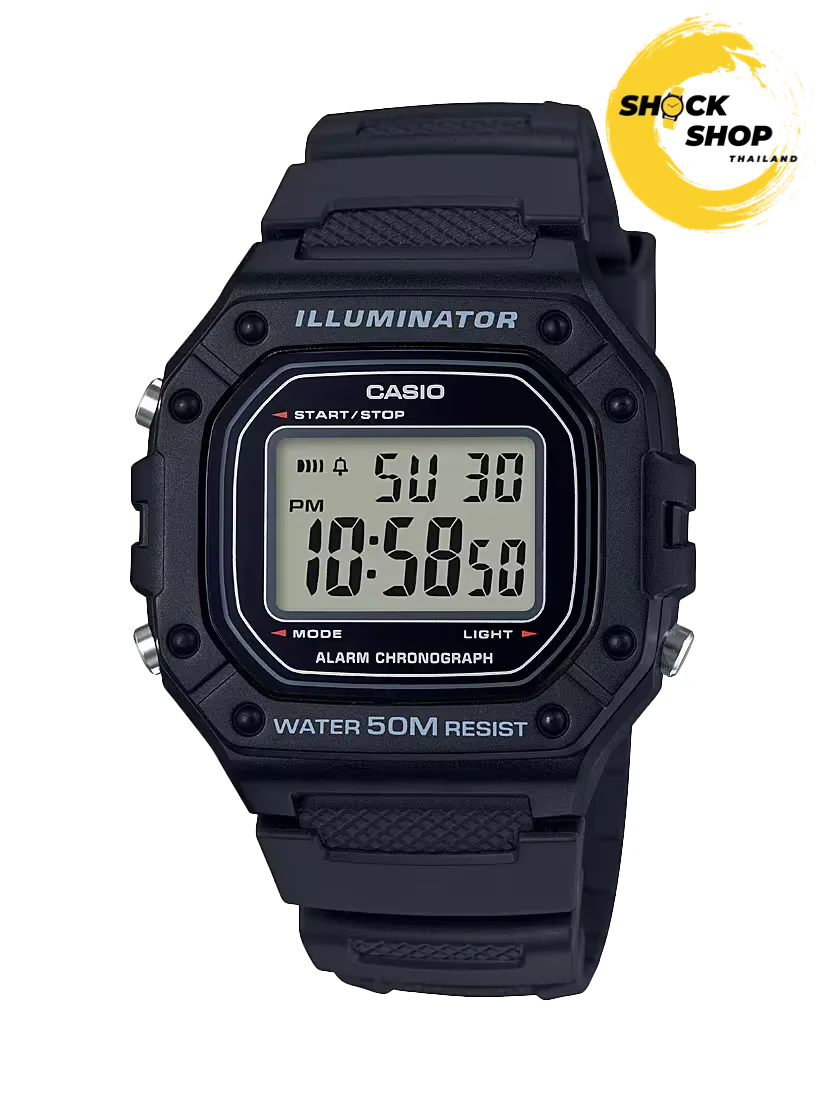CASIO W-218H-1AVDF นาฬิกาผู้หญิง ของแท้