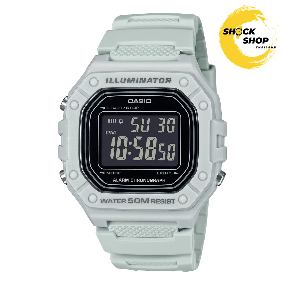 CASIO W-218H-8BVDF นาฬิกาผู้หญิง ของแท้