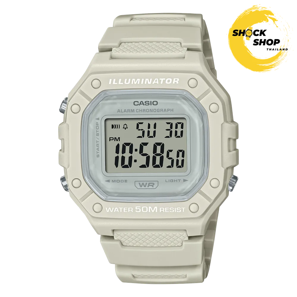 CASIO W-218HC-8AVDF นาฬิกาผู้หญิง ของแท้