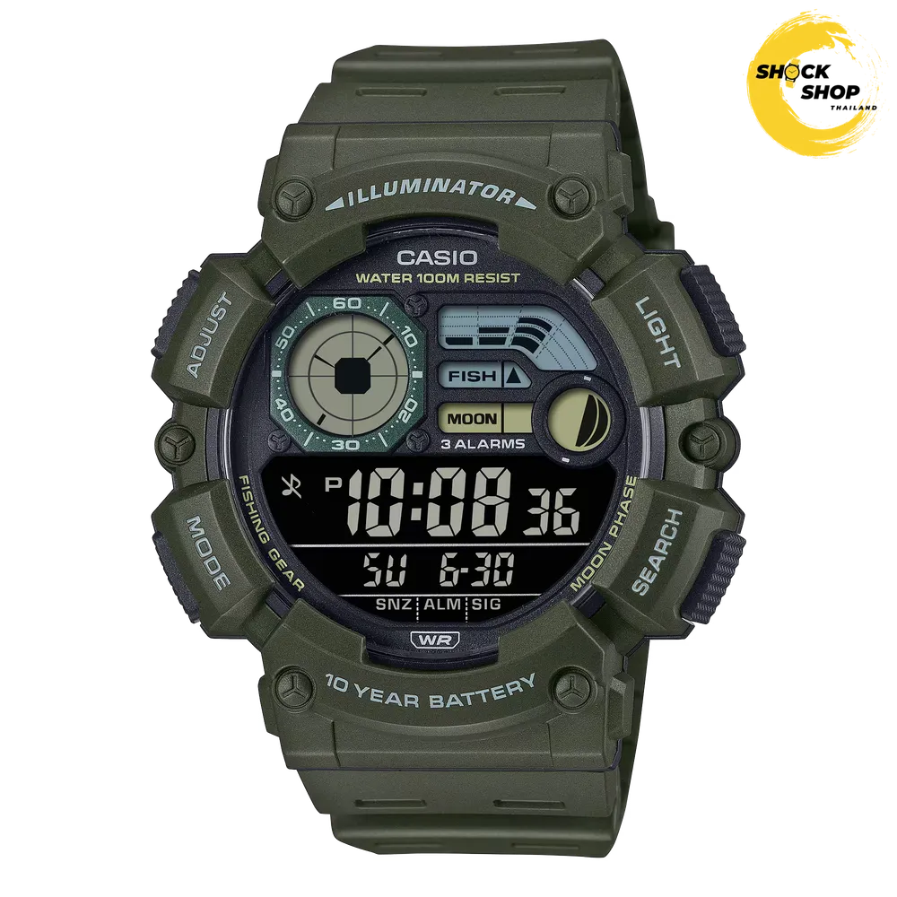 CASIO WS-1500H-3BVDF นาฬิกาผู้ชาย ของแท้