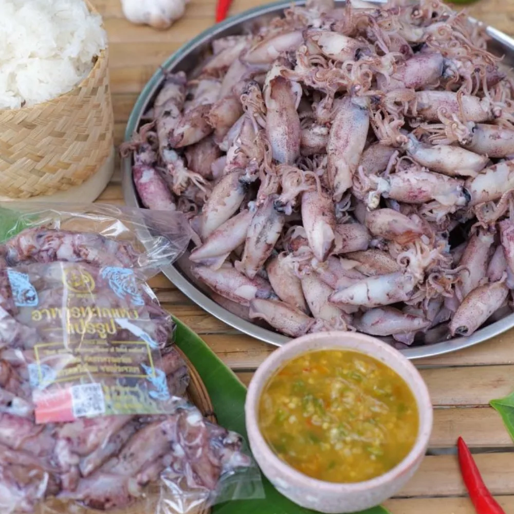โปร2แถม1 หมึกกะตอยต้ม เนื้อหวาน อร่อย สดใหม่ จากทะเล